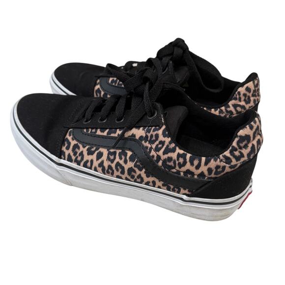 Vans Deluxe Comfort Leopard Old Skool Sneakers Women’s 7.5 - Picture 2 of 7